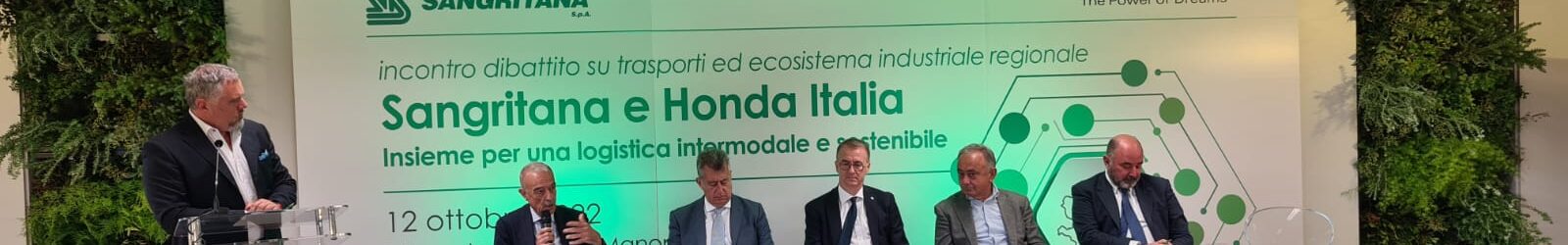 Sangritana e Honda Italia insieme per una logistica intermodale e sostenibile